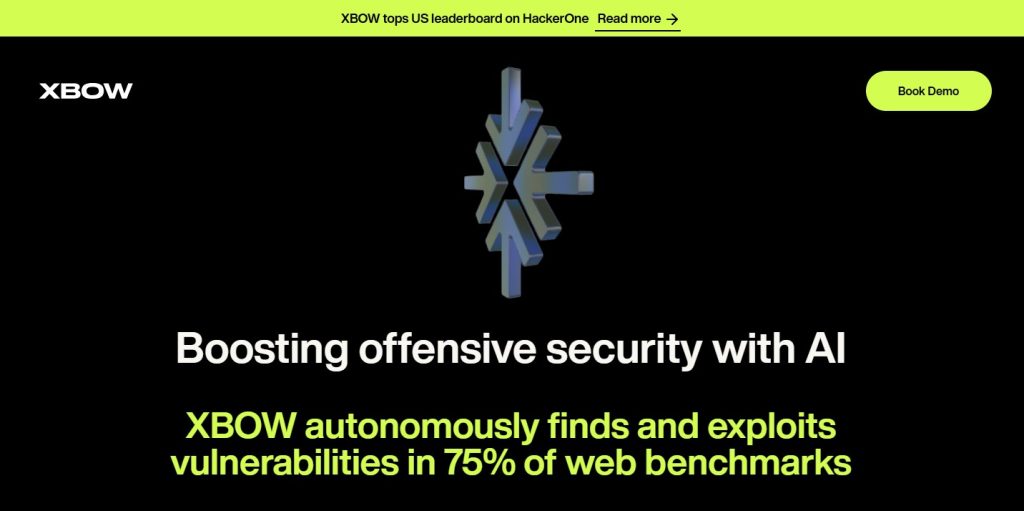 Xbow AI Homepage